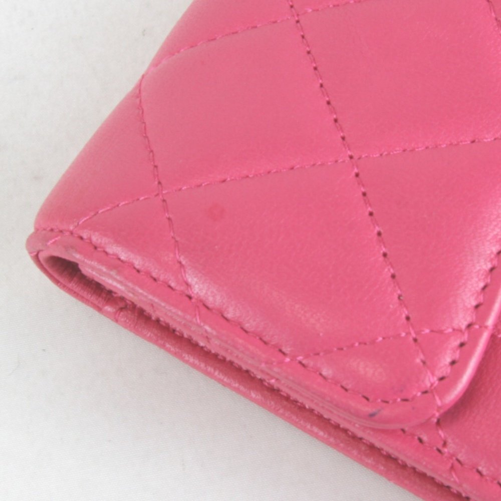 CHANEL Authentic Pink Leather Wallet - Picture 15 of 16